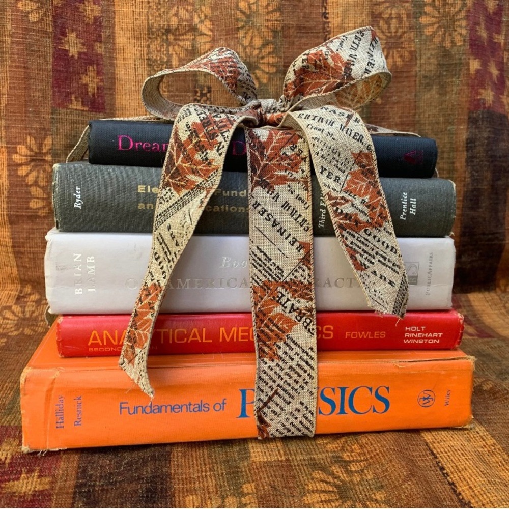Fall Decor Book Stack - Picture 1 of 9